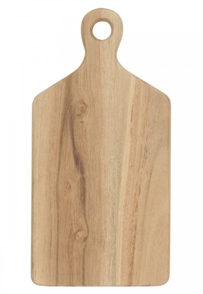 Schneidebrett Servierbrett Brettchen Holz mit Griff 15x30cm Ib Laursen 17063-00