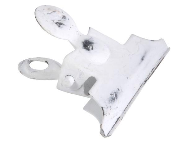 Laursen - Klammer magnetisch Weiß Metall 5968-11 Klemme Clip Pinnwand Shabby
