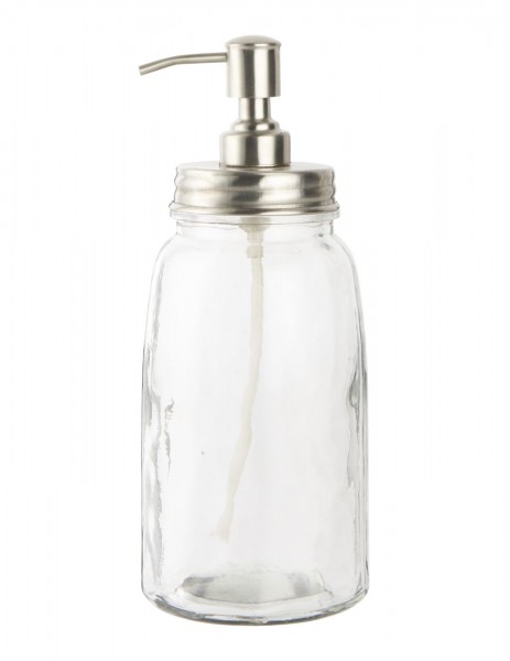 Ib Laursen - Pumpseifenspender Groß 1 Liter Glas (5167-00) Seifenspender