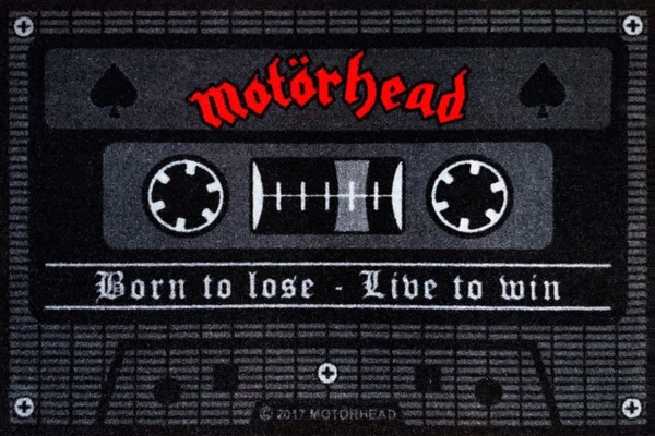 Rockbites - Fußmatte &quot;Motörhead Tape&quot; Schwarz Türmatte Nr.131 (100967)