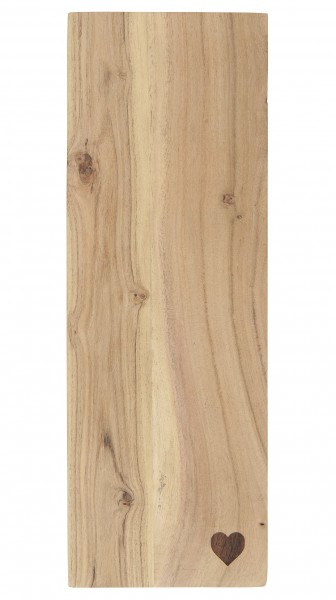 Frühstücksbrettchen Servierbrett Brettchen Holz Herz 16x46cm Ib Laursen 17046-00