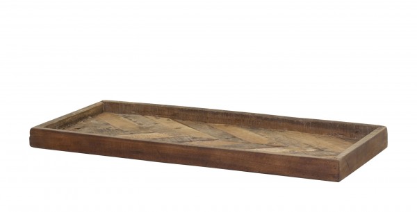 Grimaud Tablett Untersetzer aus altem Holz 55x25cm Chic Antique 41067400