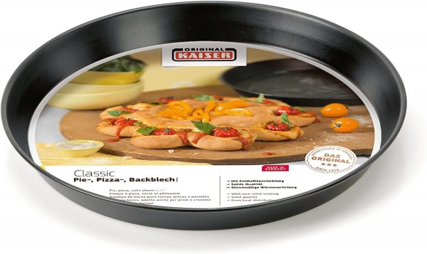 Original Kaiser Classic Pizzablech Ø 32cm Backblech antihaftbeschichtet