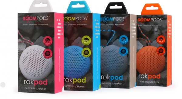 BOOMPODS Rokpod Mini Lautsprecher stoßfest Bluetooth wasserdicht 32mm