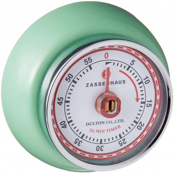 Zassenhaus - Küchentimer Magnet &quot;Speed&quot; mint-grün 072365 Kurzzeitmesser Eieruhr
