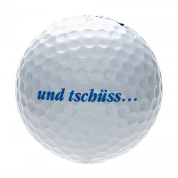 Karwen - Magnum Tour Design Golfball &quot;UND TSCHÜSS&quot; B99-25 Golf Bälle