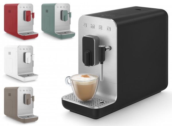 SMEG Kaffeevollautomat Kaffeemaschine Espressomaschine Kegelmahlwerk BCC02