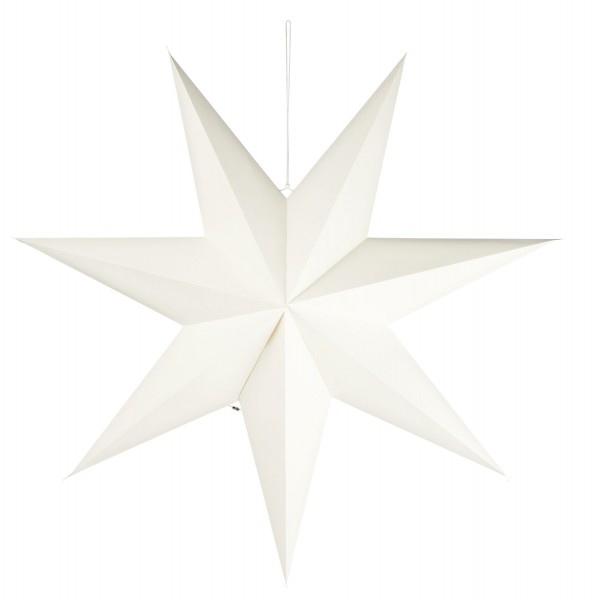 Stern Papierstern Weihnachtsstern Hängend D 90cm Weiß Ib Laursen 5104-11