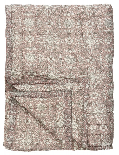 Ib Laursen - Decke Quilt Tagesdecke Überwurf 170x130cm Malva Weiß 19201-13