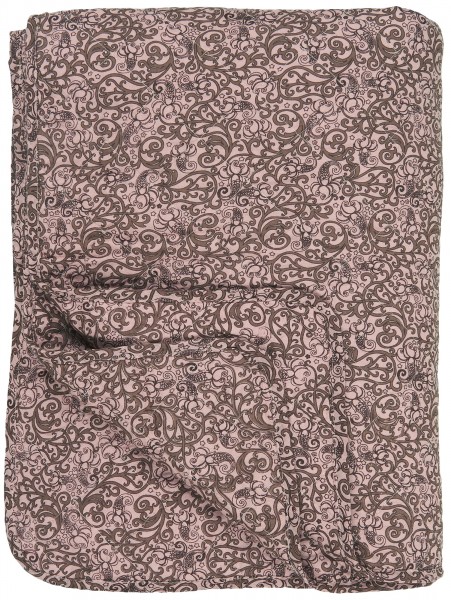 Decke Quilt Tagesdecke Überwurf Rot mit Muster 180x130cm Ib Laursen 07982-32