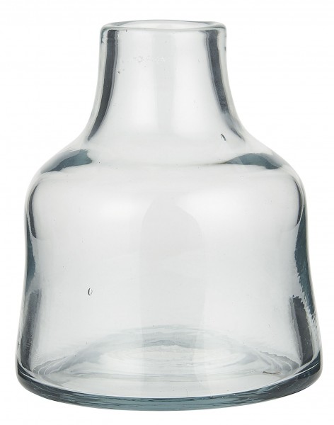 Ib Laursen - Vase Blumenvase Glas (0218-00) H 13,5cm Ø11,5cm Öffnung Ø4,5cm