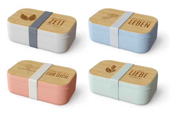 Brotdose Brotbox Vesperdose Lunchbox la vida Geschenk für Dich :-) Auswahl RELAX