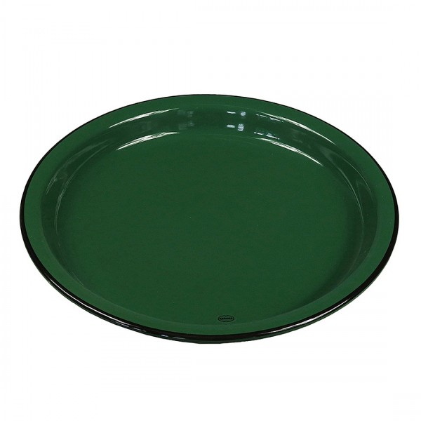 Speiseteller Teller groß Ø27cm Keramik Retro Cabanaz grün 1201479