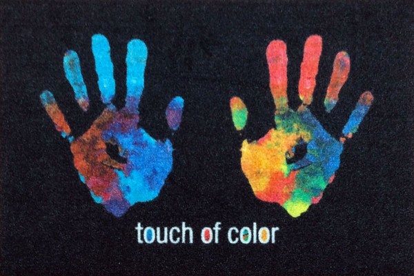 Rockbites - Fußmatte &quot;Hände - Touch of Color&quot; Türmatte Nr.130 (100962)