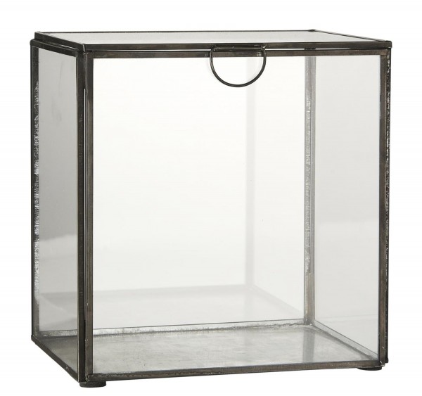 Glasbox Utensilienbox Glasschachtel Glasdose Glas Dose Factory Laursen 0875-25