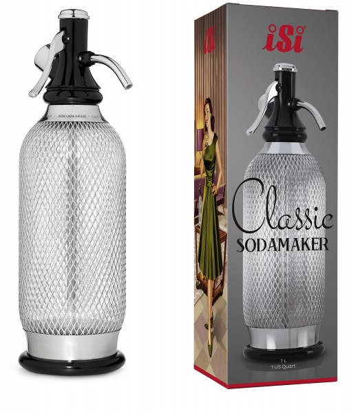 iSi Sodamaker Classic 1 Liter Wassersprudler für Sprudelwasser 1060