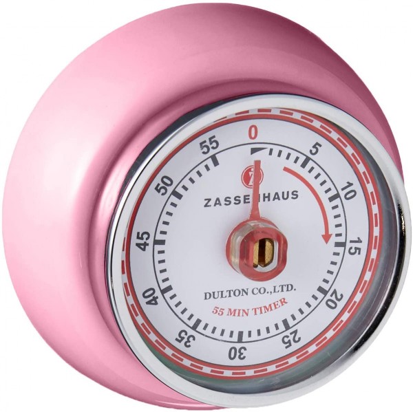 Zassenhaus - Küchentimer magnetisch &quot;Speed&quot; pink (072372) Kurzzeitmesser Eieruhr