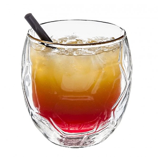 Cocktailglas Trinkglas Fußball Thermoglas Doppelwandig Torjäger 1x350ml