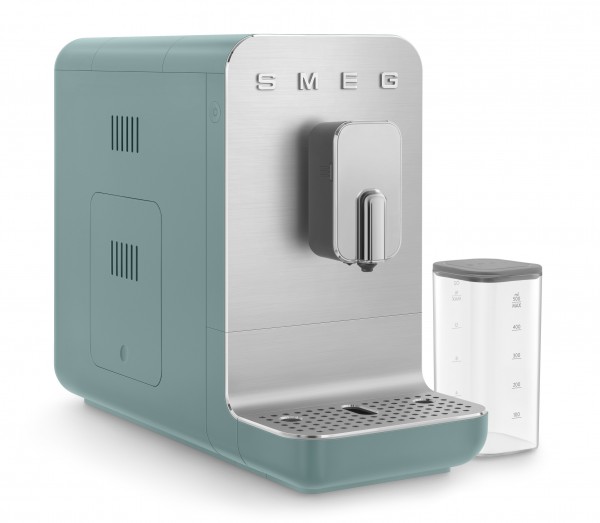 SMEG Kaffeevollautomat Espresso- Kaffeemaschine Milchfunktion Green BCC13EGMEU