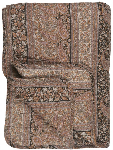 Decke Quilt Tagesdecke Überwurf Paisley Mehrfarbig 180x130cm Ib Laursen 07998-00