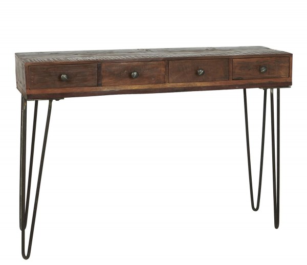 Konsolentisch Tisch Beistelltisch Schreibtisch Unika Holz Alt Ib Laursen 2107-00