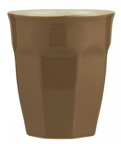 Becher Kaffee Latte Tasse Kaffeetasse 250ml Mynte Braun Hazelnut Laursen 2042-20