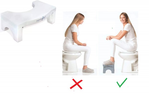 Physiologischer Toilettenhocker für Erwachsene und Kinder für Gesunde Darmflora