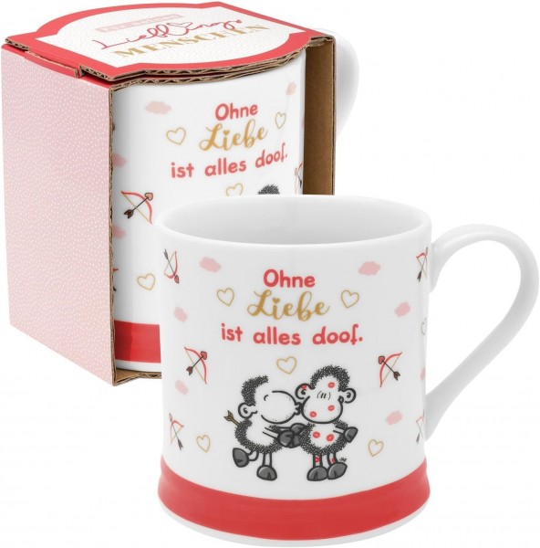 Tasse Kaffeetasse Kaffeebecher Teetasse Sheepworld 40cl Ohne Liebe 48563