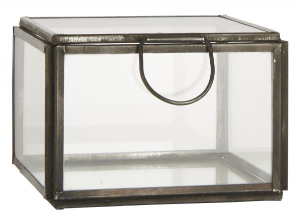 Ib Laursen - Glasbox Altum 9685-25 Utensilienbox Schmuckkasten Glas Dose Factory