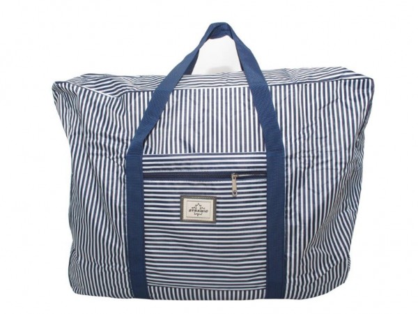Dynamic -Strandtasche Badetasche Travelbag Einkaufstasche Reisetasche Blau/Weiß