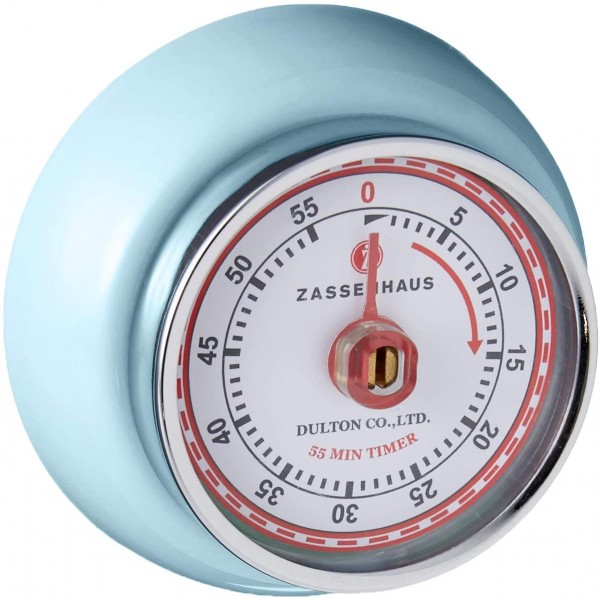 Zassenhaus - Küchentimer Magnet &quot;Speed&quot; hellblau (072358) Kurzzeitmesser Eieruhr