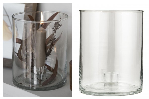 Kerzenhalter Kerzenständer aus Glas für Hohe Stabkerzen Ib Laursen 8563-00