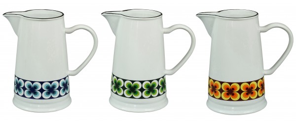 Kurg Kanne Wasserkrug Karaffe Vase Keramik 1,6l Retro Ramona Cabanaz Farbauswahl