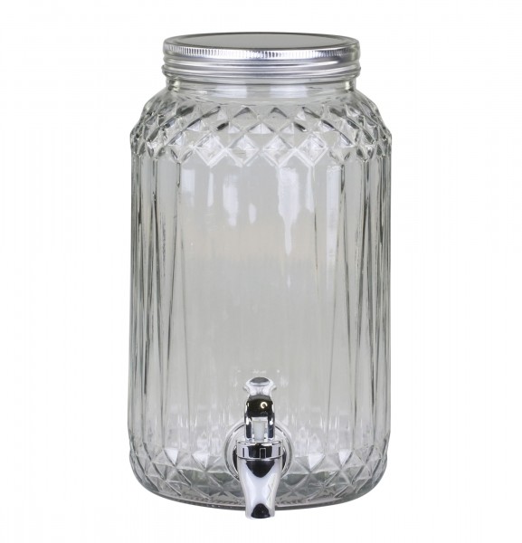 Getränkespender Wasserspender Getränkeglas Zapfhahn 3,5 L Chic Antique 74013900