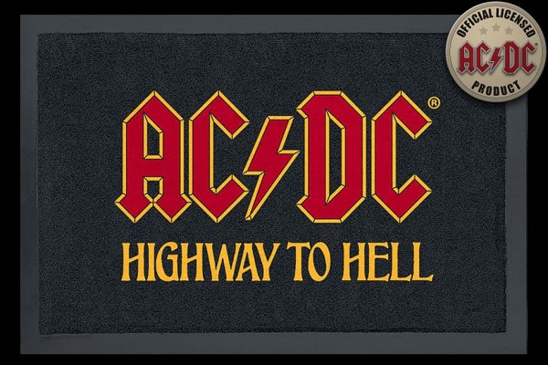 Rockbites Fußmatte AC/DC Highway Türmatte Fußabstreifer 24 (100817)