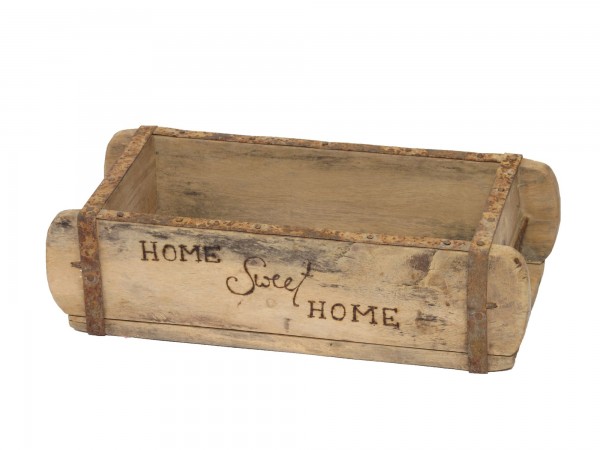 Laursen Ziegelform &quot;HOME Sweet HOME&quot; Unika alte Backsteinform Holz Box Kiste