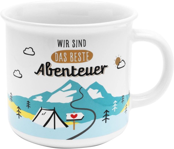 Sheepworld Tasse Becher Kaffeetasse Lieblingsbecher beste Abenteuer 47335