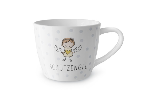 Kaffeetasse Teetasse Tasse Maxi Becher für dich la vida &quot;Schutzengel&quot; 910658