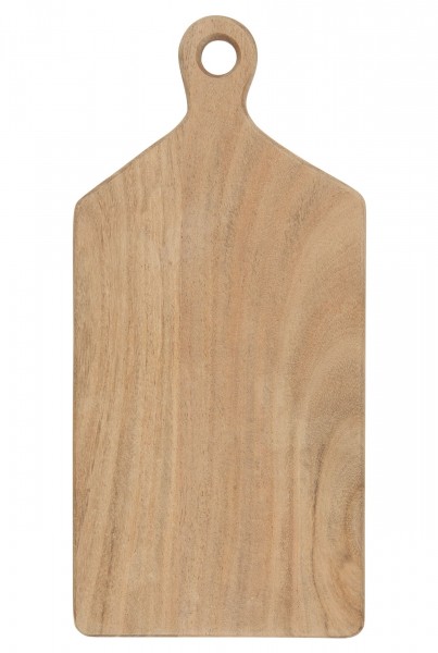 Schneidebrett Servierbrett Brettchen Holz mit Griff 17x35cm Ib Laursen 17064-00