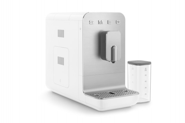 SMEG Kaffeevollautomat Espresso- Kaffeemaschine Milchfunktion weiß BCC13WHMEU