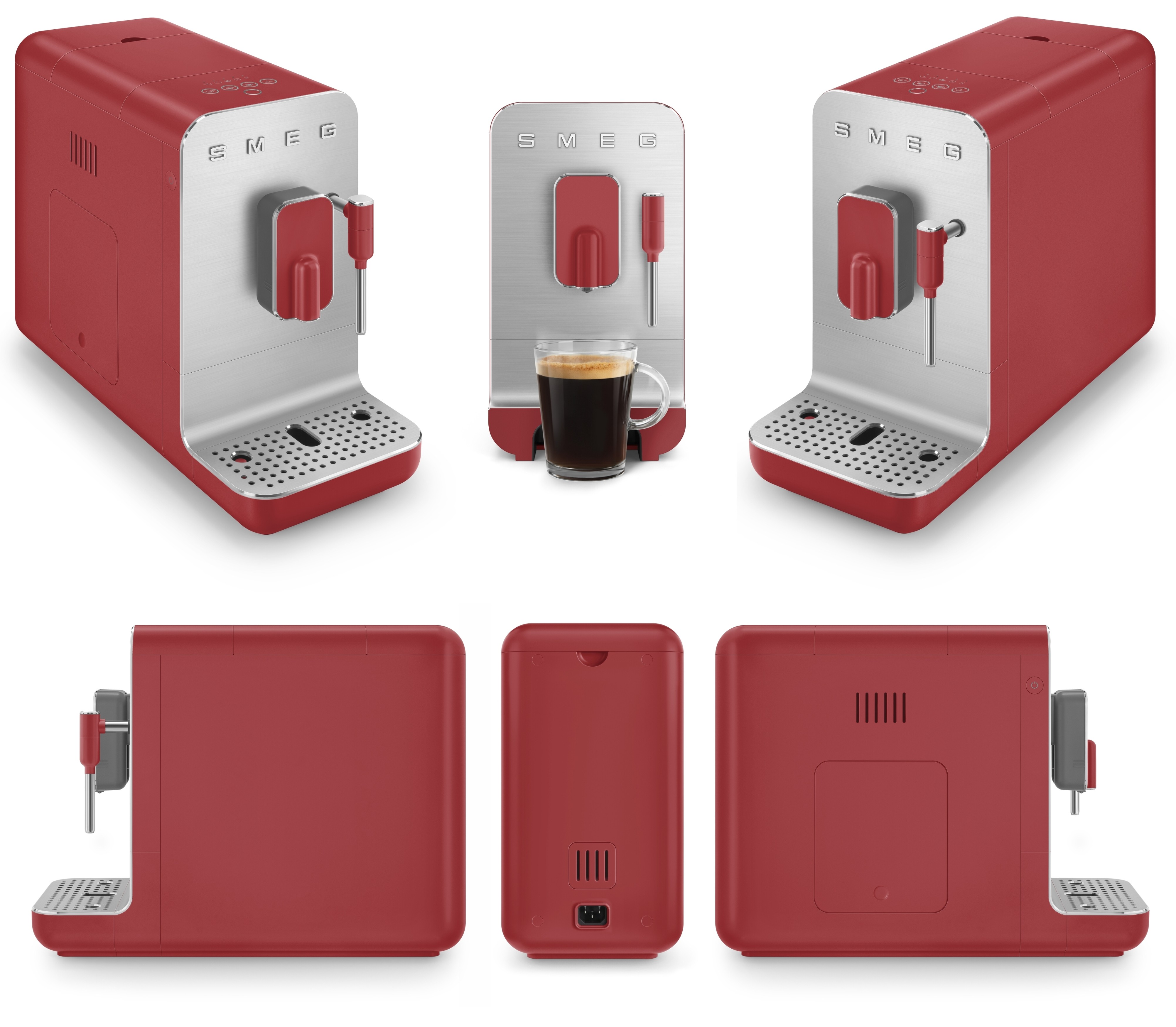 SMEG Kaffeevollautomat Kaffeemaschine Emerald Green BCC02EGMEU + Ø28cm  Pfanne | Kaffeezubereiter | Elektrische Küchengeräte | Küche |  Markenwarenshop