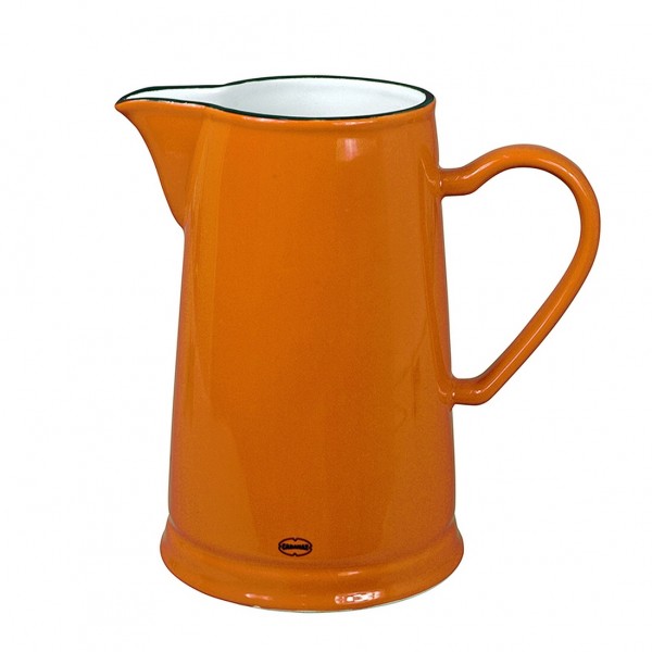 Kurg Kanne Wasserkrug Vase Pitcher Keramik 1,6l Retro Cabanaz orange 1201657