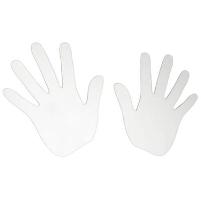 Cabanaz Wandhaken Hände - Weiß
