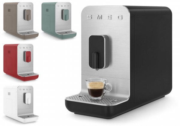 SMEG Kaffeevollautomat Kaffeemaschine Espressomaschine Kegelmahlwerk BCC01