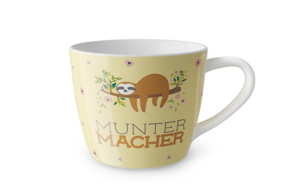 Kaffeetasse Teetasse Tasse Maxi Becher für dich la vida &quot;Muntermacher&quot; 910677