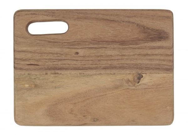 Ib Laursen - Frühstücksbrettchen Schneidebrett 21x16cm Holz mit Loch 17072-00